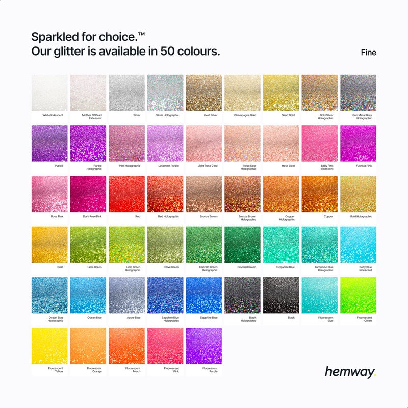 Hemway Glitter for Resin 500g Silver Metallic Crystals for Epoxy Craft Flakes Tumblers Wax Melt - Image 5